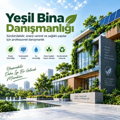 Yeşil bina danışmanlığı ile sürdürülebilir yapılar.