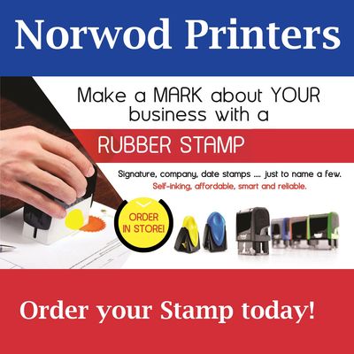 Rubber stamps Norwood Printers