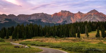 Vermillion Peaks at Sunset, near Telluride, CO