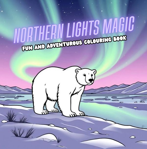 Northern Lights Magic: Fun and Adventurous Colouring Book 