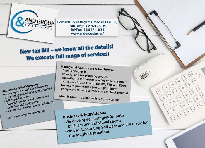 AND GROUP SOLUTIONS - Tax Services, Accounting, Quickbooks