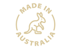 Made in Australia with a Kangaroo image logo.