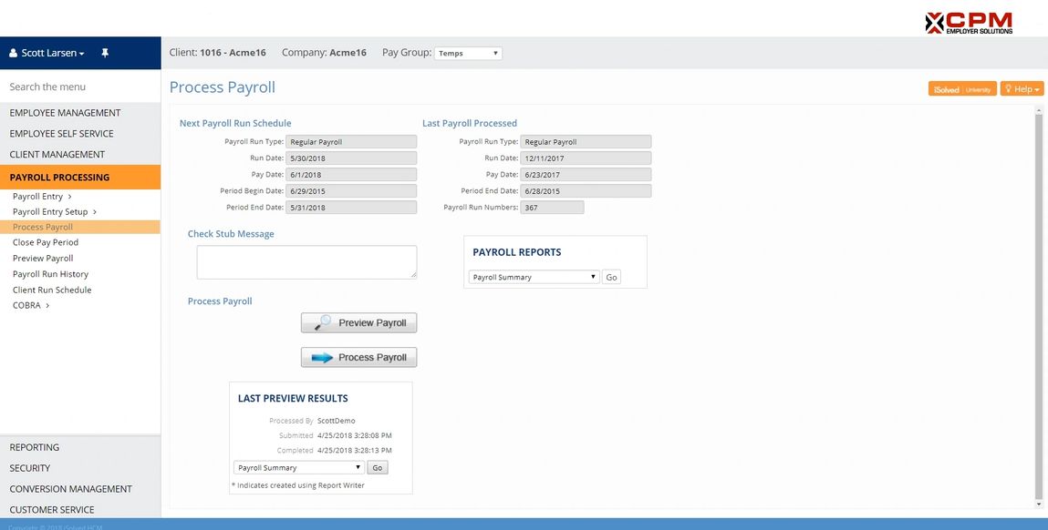 CPM Payroll & HR