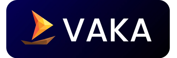 Vaka Interactive's company logo.
