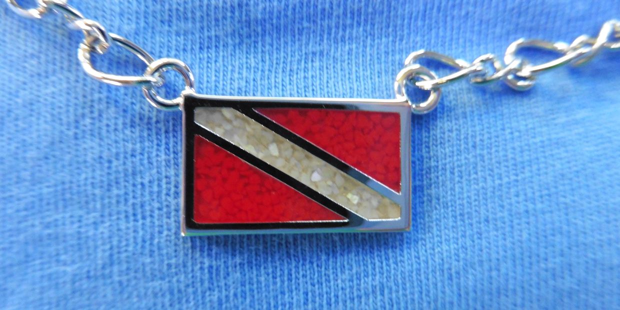 Dive Flag Jewelry Gifts for Scuba Divers, Scuba Diver Ring