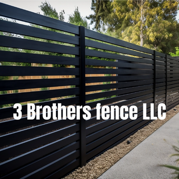 Modern Fence Installation.