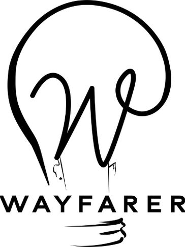 Logo of a lightbulb incorporating a 'W' with 'WAYFARER' text.