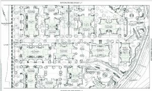 Section of Landscaping Plan at Mirador