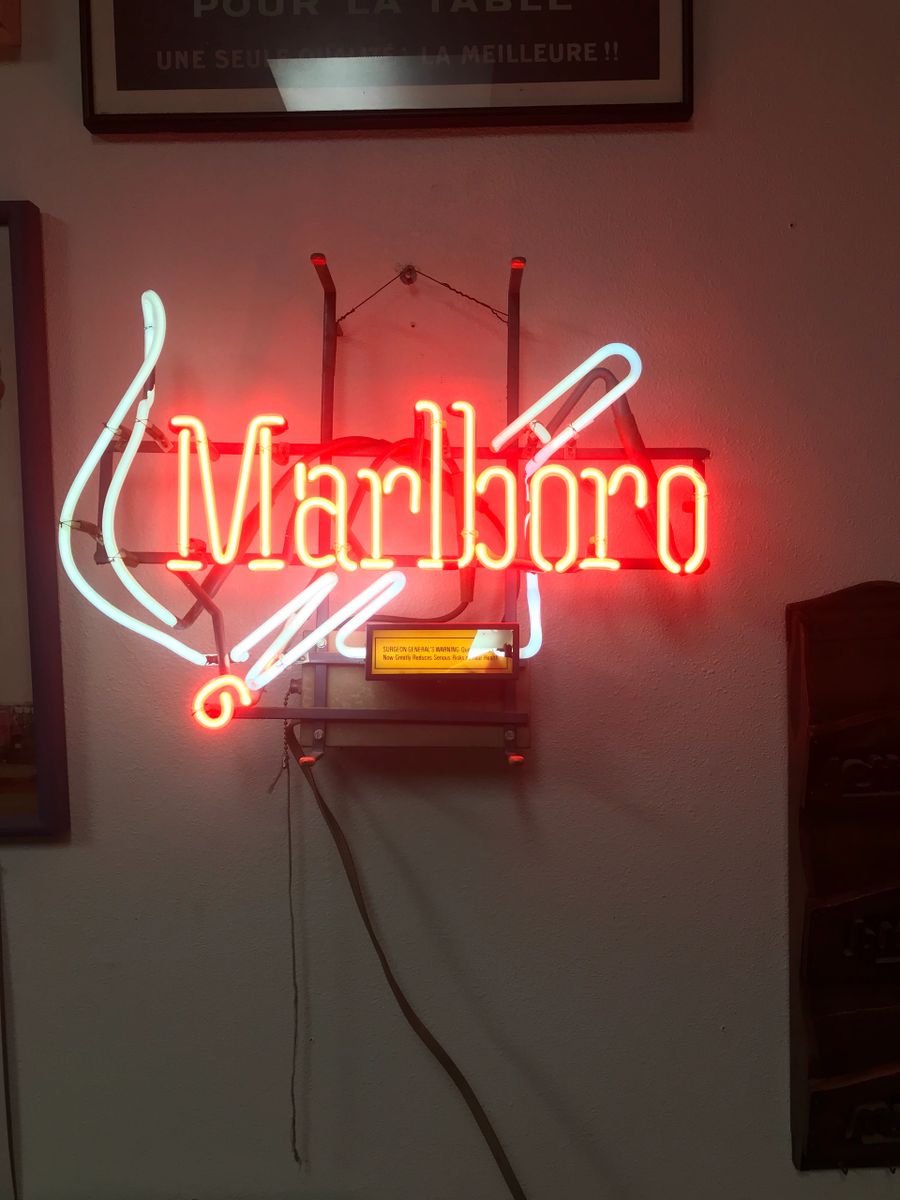 ヴィンテージMarlboroネオン管-