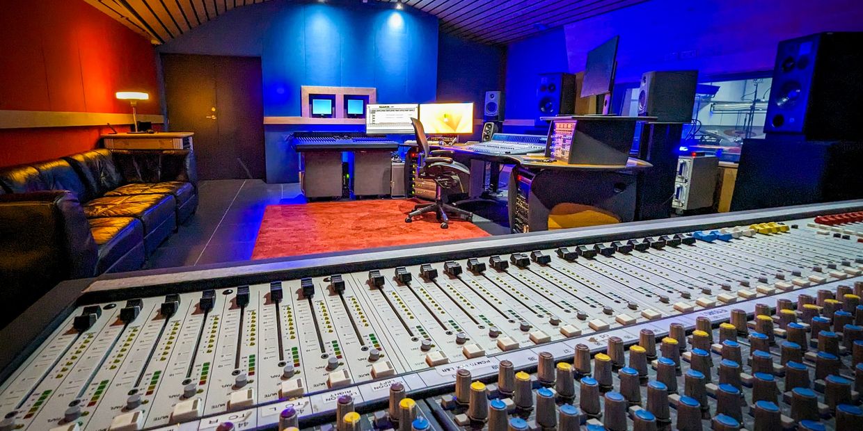 Cool of the Studio - music control room