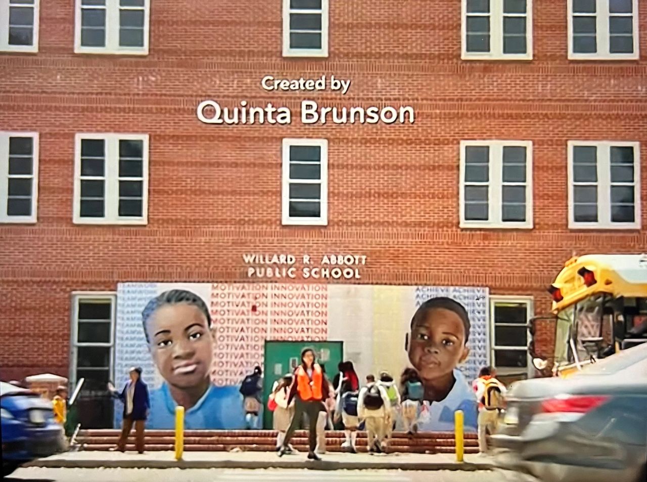 Clip from the opening credits of the TV series "Abbott Elementary"