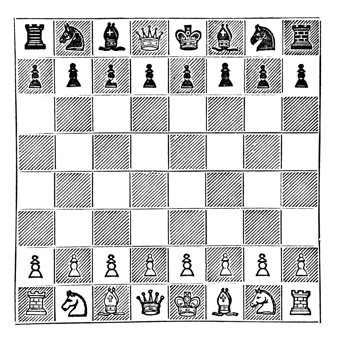 AdobeStock: Victorian engraving of a chess board (antiqueimages)