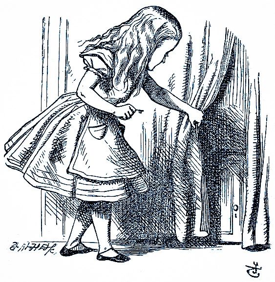 Original illustration from Lewis Carroll's "Alice’s Adventures in Wonderland," drawn by John Tenniel