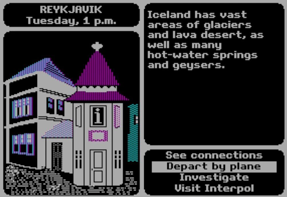 The text based format of the game encouraged learning