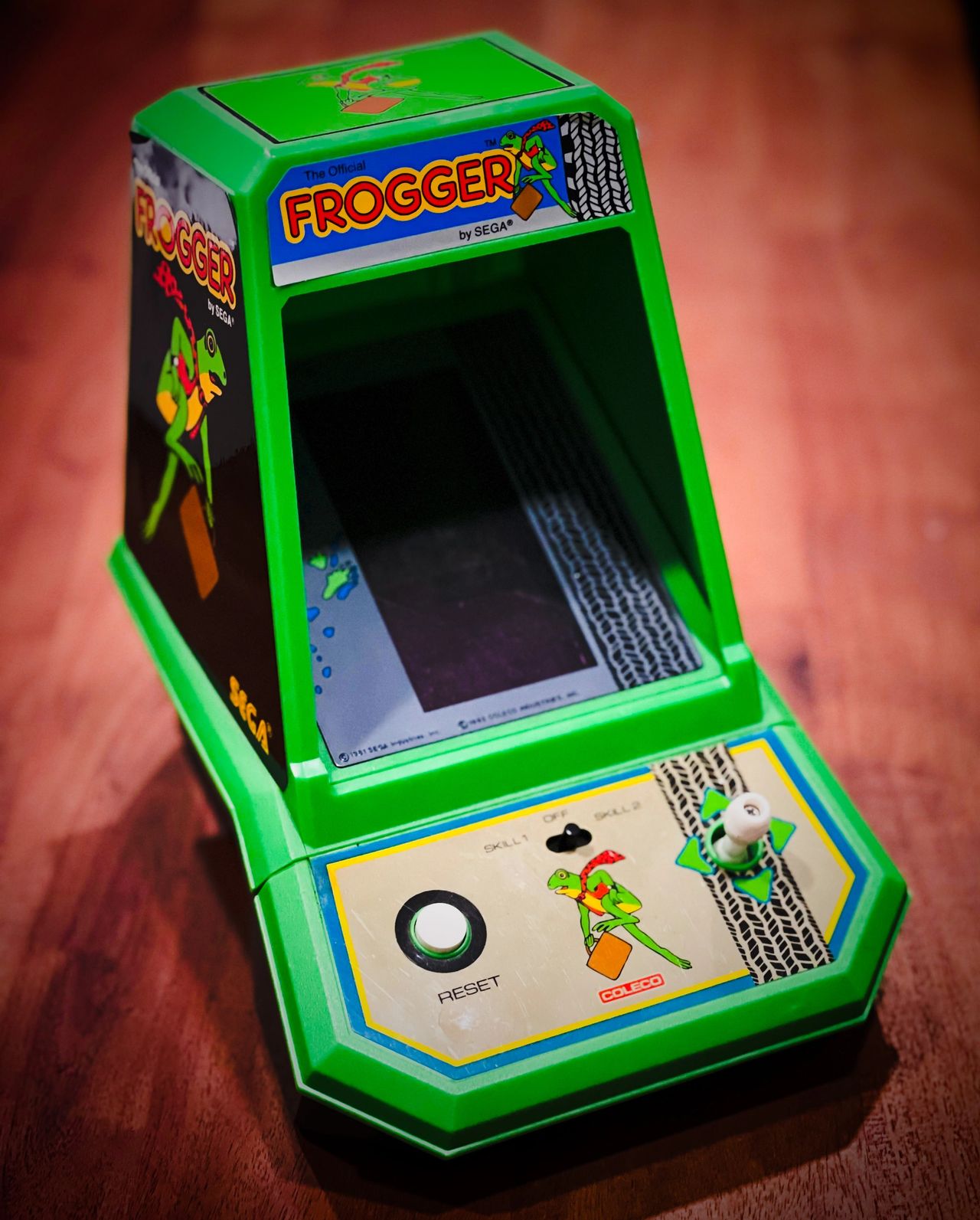 My original Coleco version of the arcade game "Frogger"