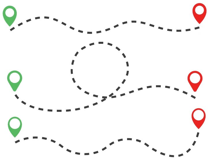 Image of multiple route options (Adobe stock)