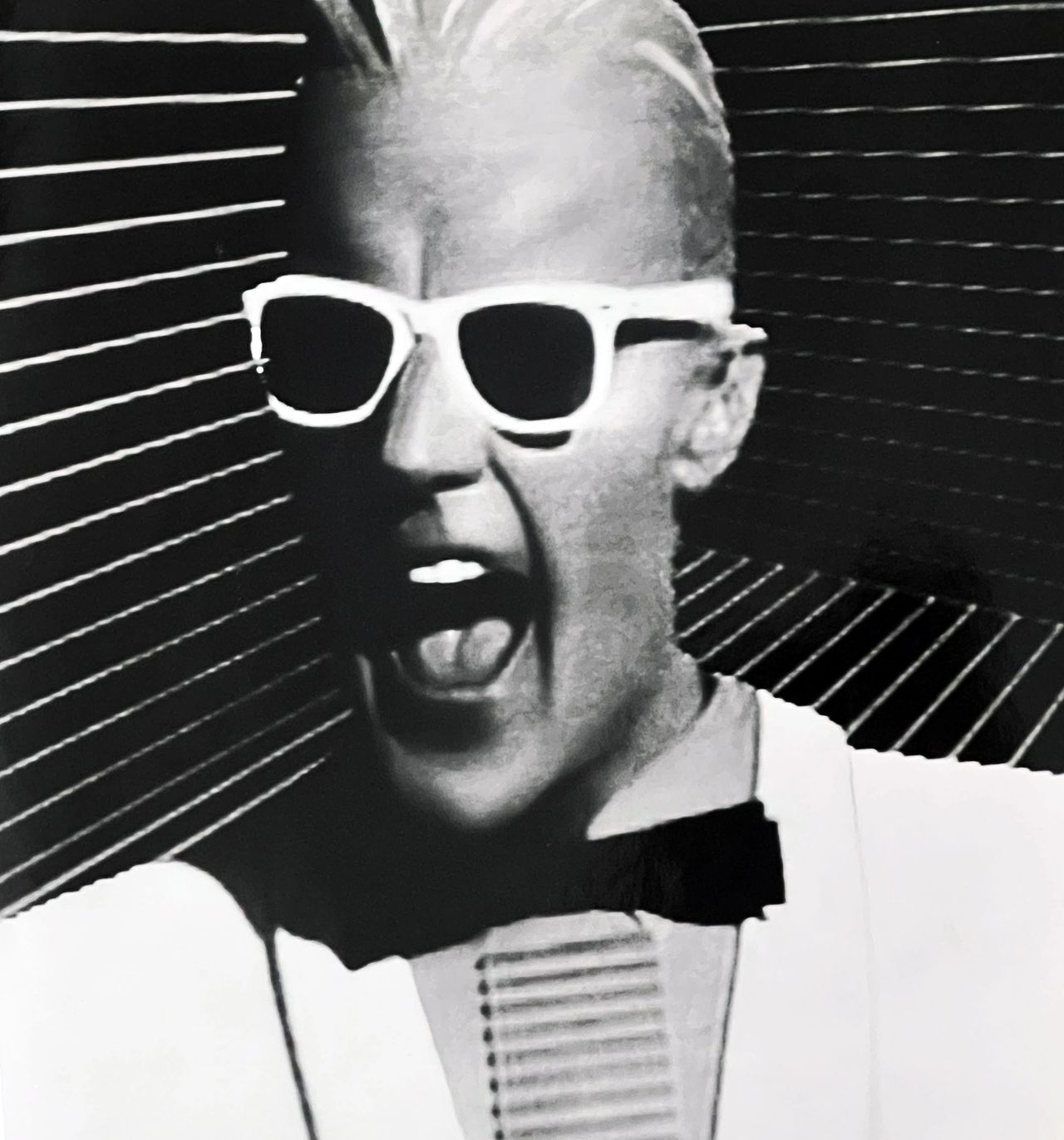 Press Image of Max Headroom, "television's first computer generated celebrity"
