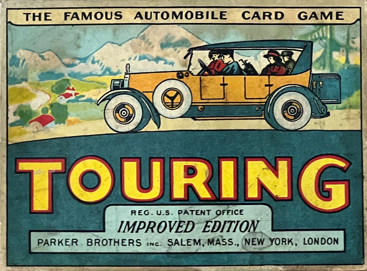 An image of the Parker Brothers card game, "Touring"