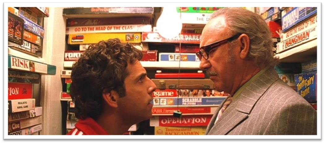 The game closet scene from the Wes Anderson 2001 film, "The Royal Tenenbaums"