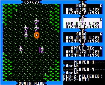 Exodus Ultima III battle scene