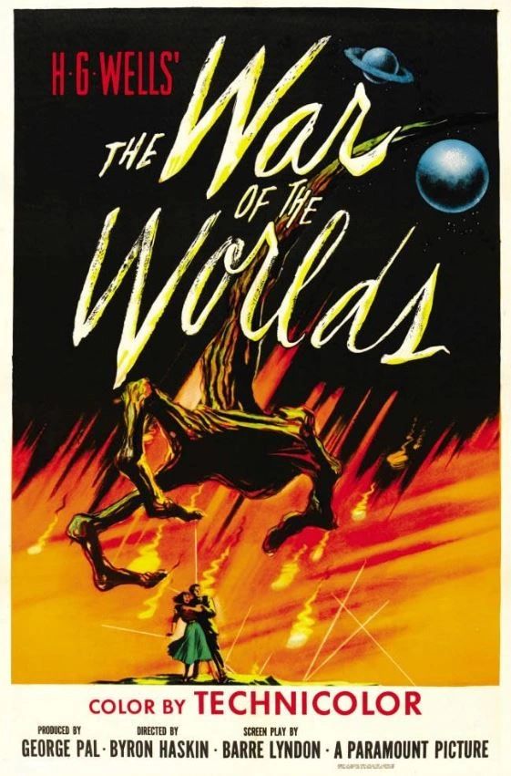 An image of the 1953 "War of the Worlds" movie poster