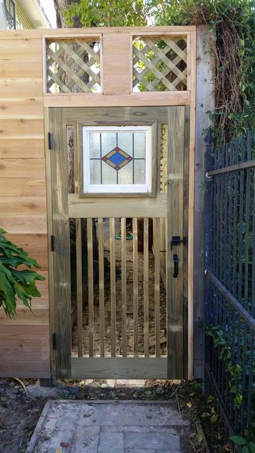 Custom garden gate