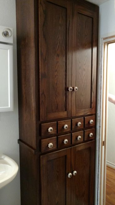 Custom linen closet