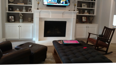 Simple custom mantel