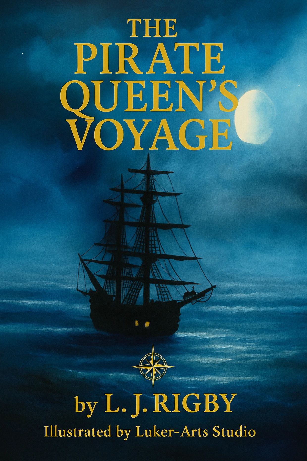 The Pirate Queen’s Voyage by L. J. Rigby — a tale of storms, memory, and courage upon the open sea. 