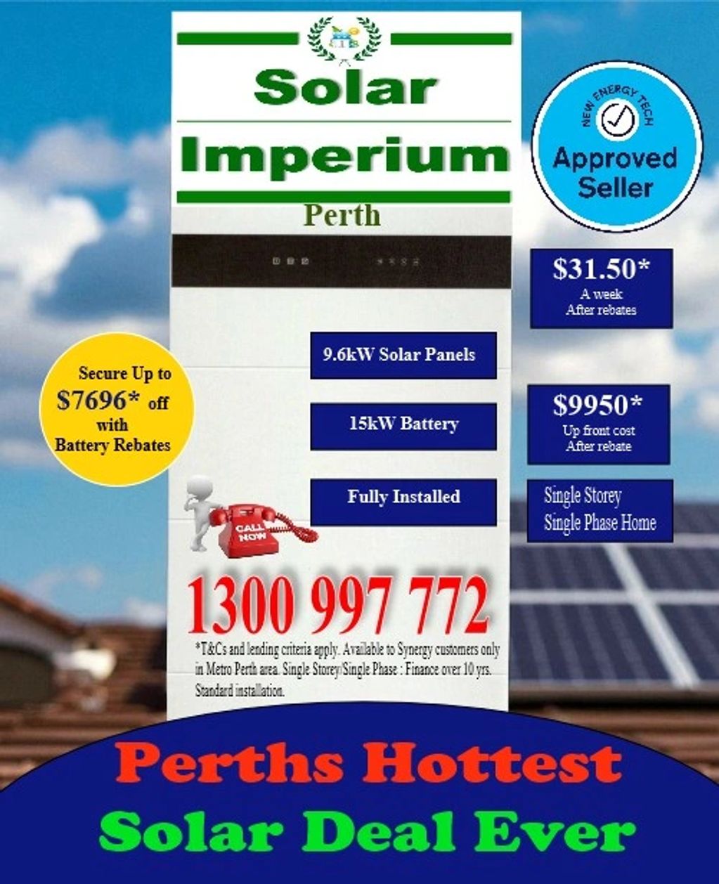 Get a solar battery now from Solar Imperium