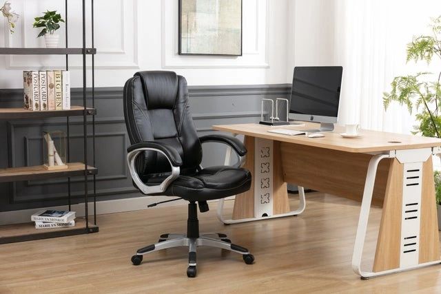 Name: Office Chair
Color: Black
Material: PU