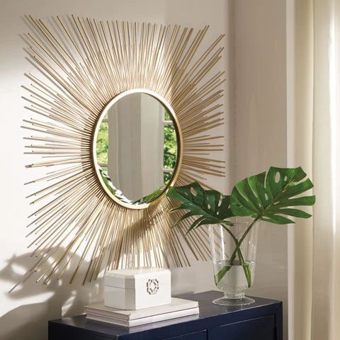 A8010124-
GOLD ACCENT MIRROR