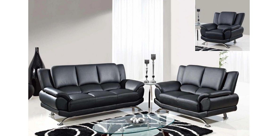 U9908 SOFA & LOVESEATS
COLOR: Black Echo Leather
Sofa:
Loveseat
Chair