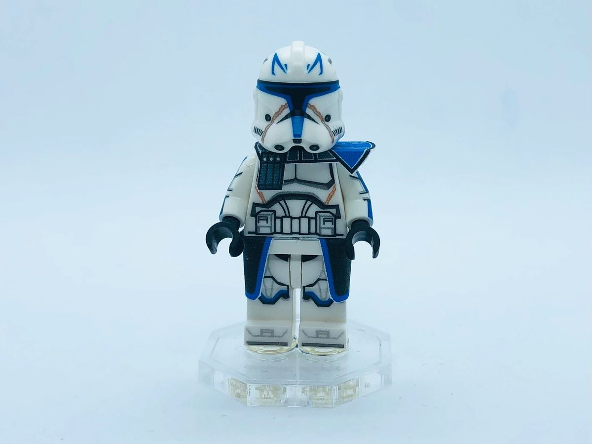 Lego Captain Rex Minifigure Clone Trooper 501st Legion Star Wars