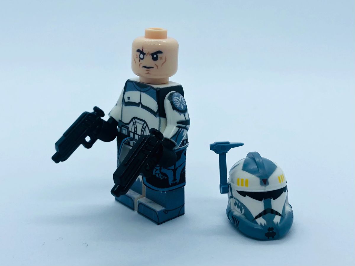 Toys & Hobbies Custom LEGO Star Wars Wolfpack Clone Trooper Grey Minifigure  Body UV Printed elitewellnessperformance.com