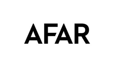 The word 'AFAR' in bold black letters on a white background.