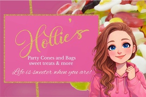 Hollie’s Party cones and Bags
