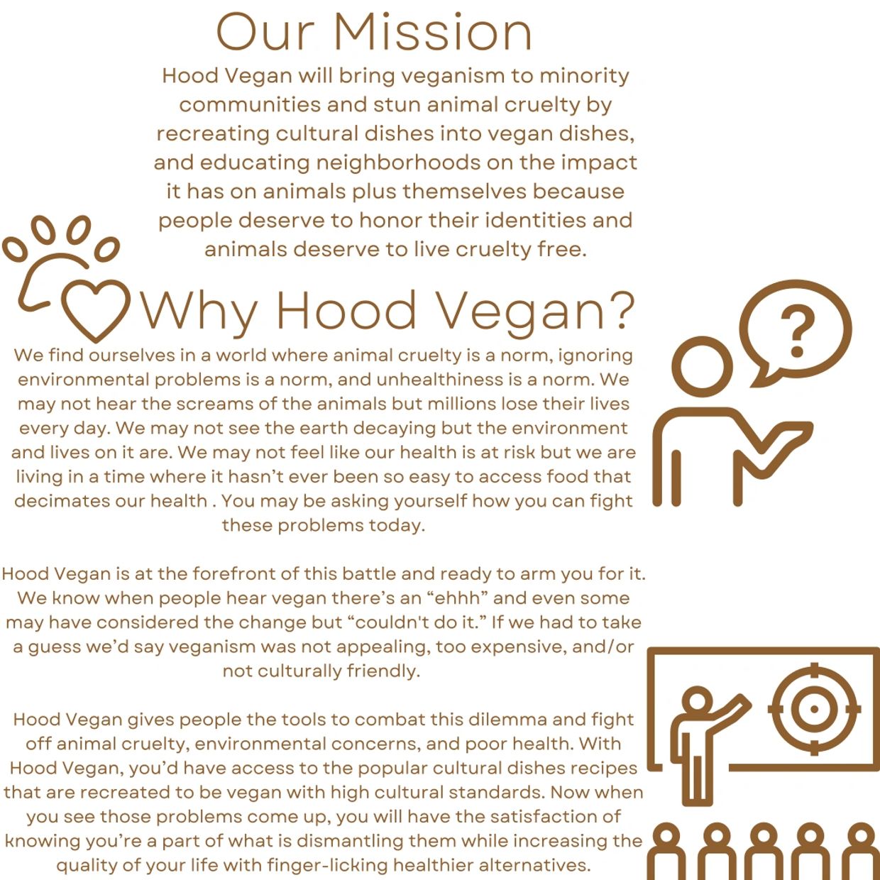 Our Mission, and our answer to why hood vegan is a key.