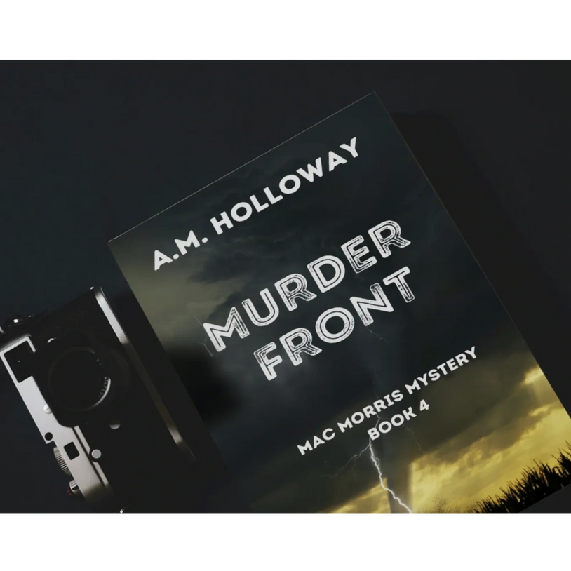 Front book cover for Murder Front