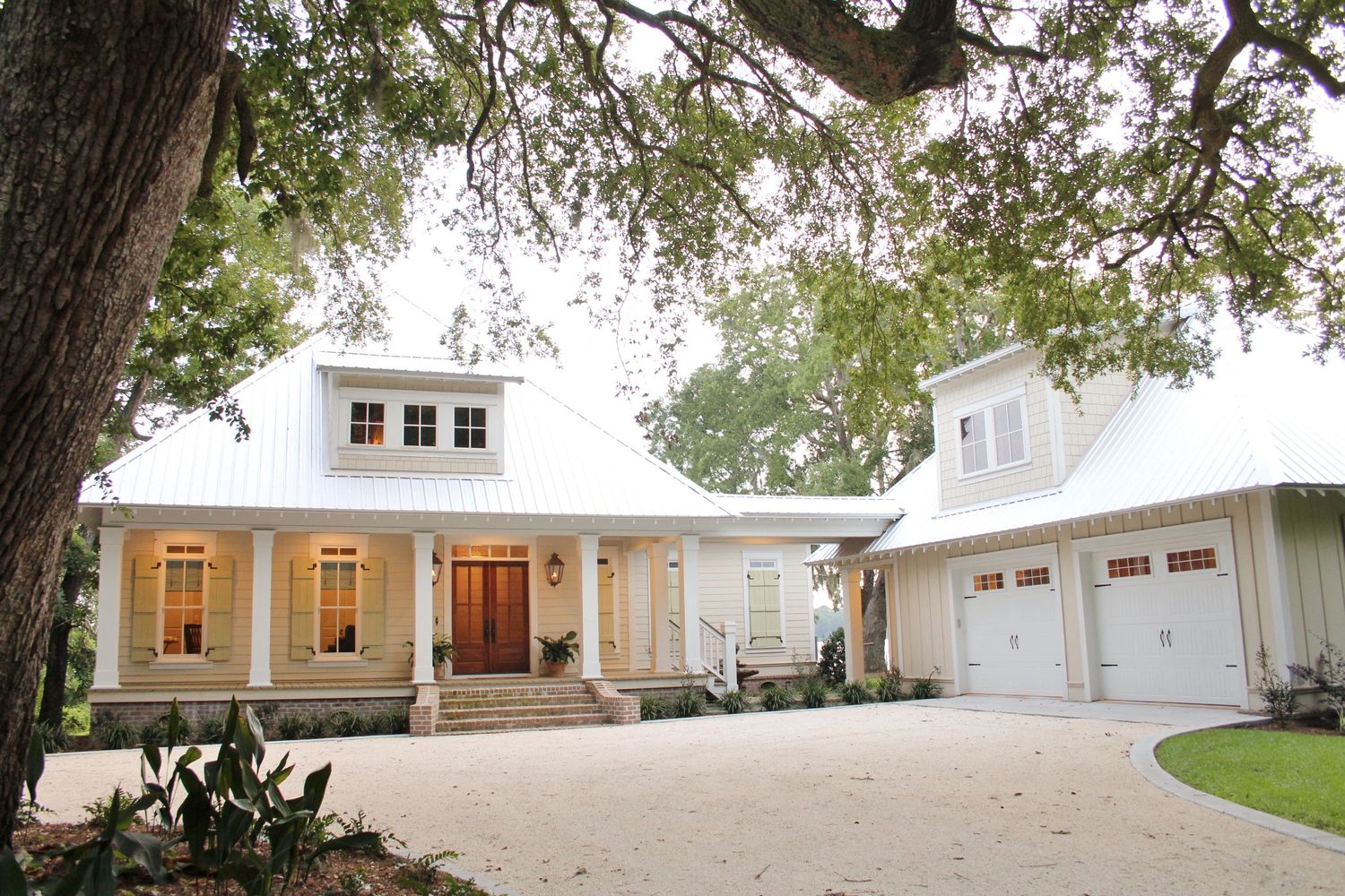 Custom built home under the oaks on Dog River in Mobile AL