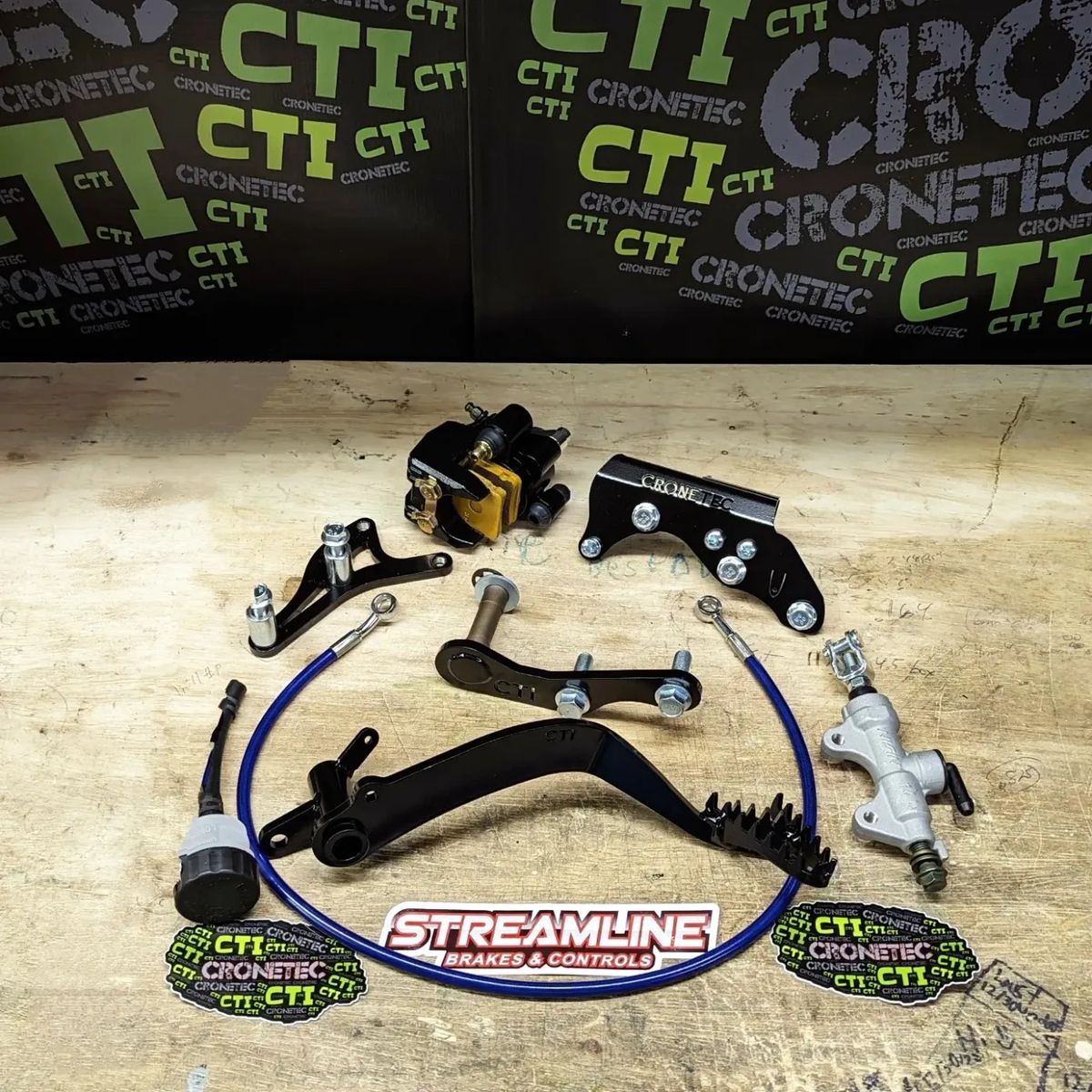 CTI Rear Hydraulic Brake Conversion Kit 8802 Yamaha Blaster