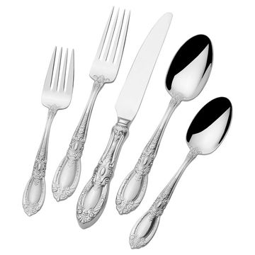 silver regal ornate flatware cutlery rental toronto