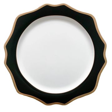 Black rim sunflower charger plate rental toronto