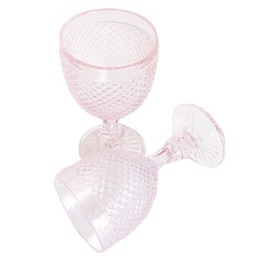 Light pink goblets rental