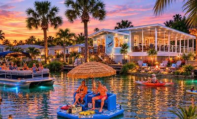electric octagon boat