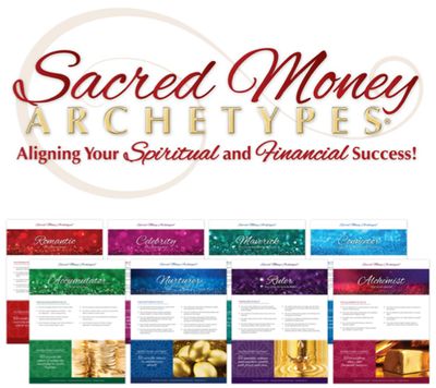 Sacred Money Archetypes aligning spiritual and financial success with colorful archetype cards.