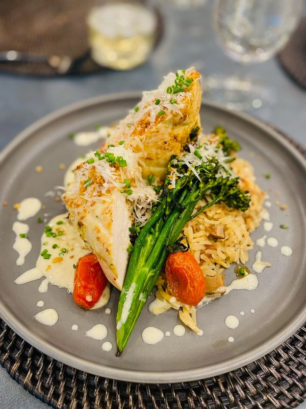 Chicken Roulade a la Florentine