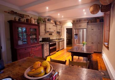 century-old home with a matching custom-made kitchen 