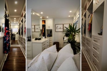 Custom walk-in closet