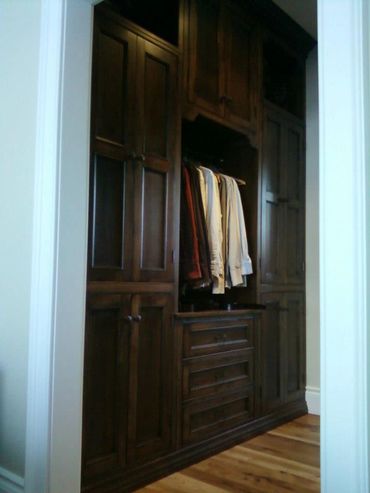 solid maple custom made closet cambridge